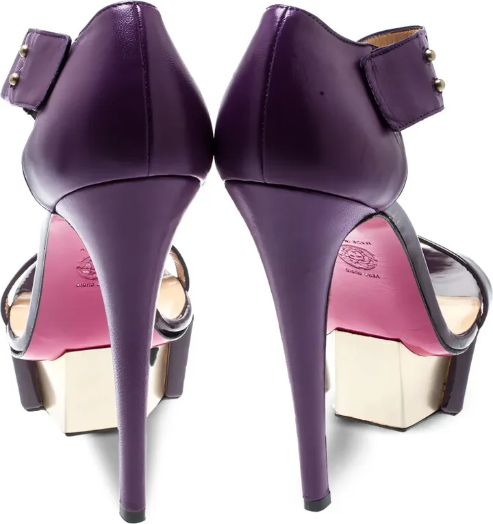 145mm Leather Sandals - Image 4