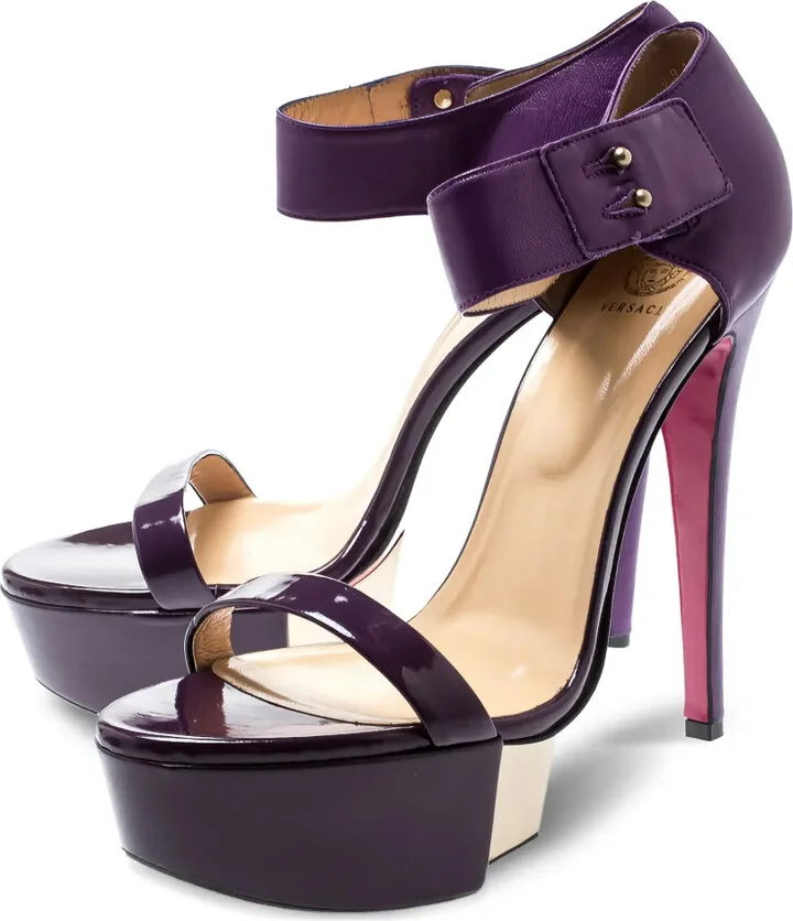 145mm Leather Sandals - Image 5