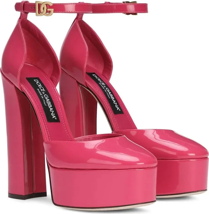 145mm Patent-Leather Platform Pumps - Image 2
