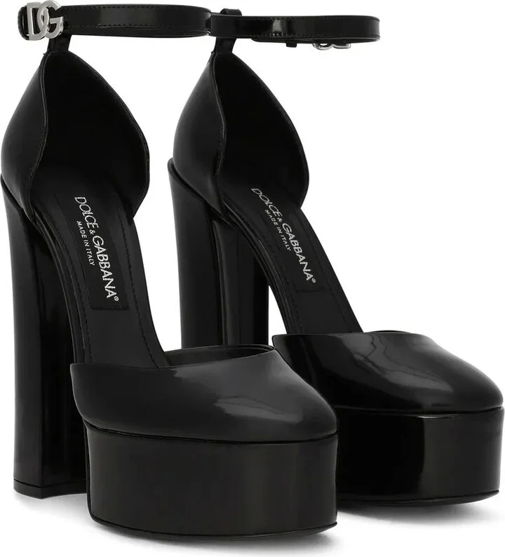 145mm Patent-Leather Platform Pumps - Image 2