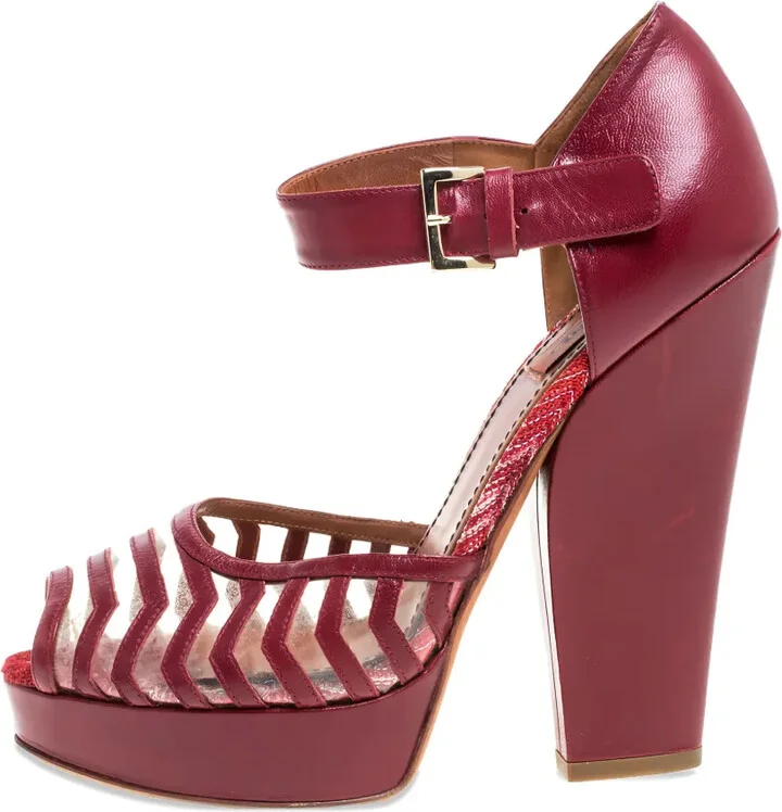 145mm Platform Buckled Sandals - Image 2