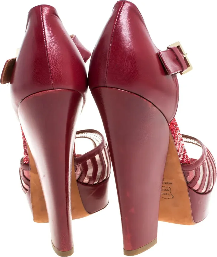 145mm Platform Buckled Sandals - Image 3
