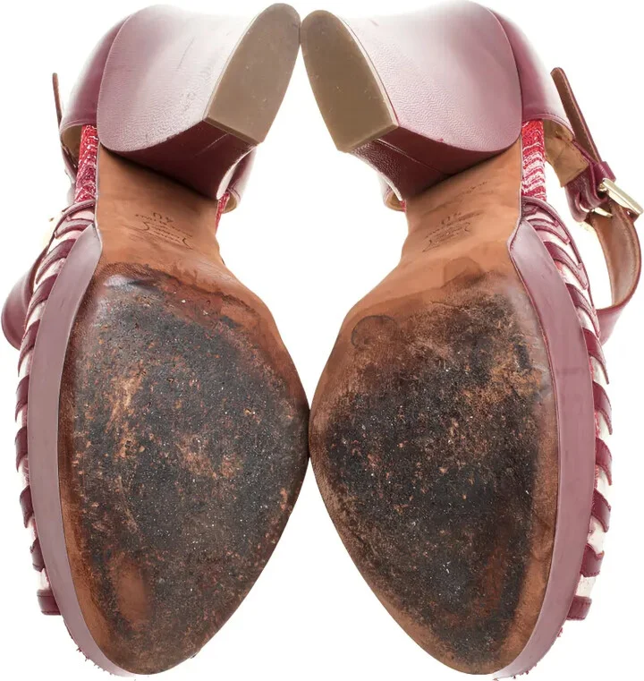 145mm Platform Buckled Sandals - Image 4