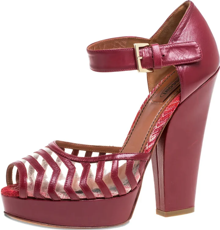 145mm Platform Buckled Sandals