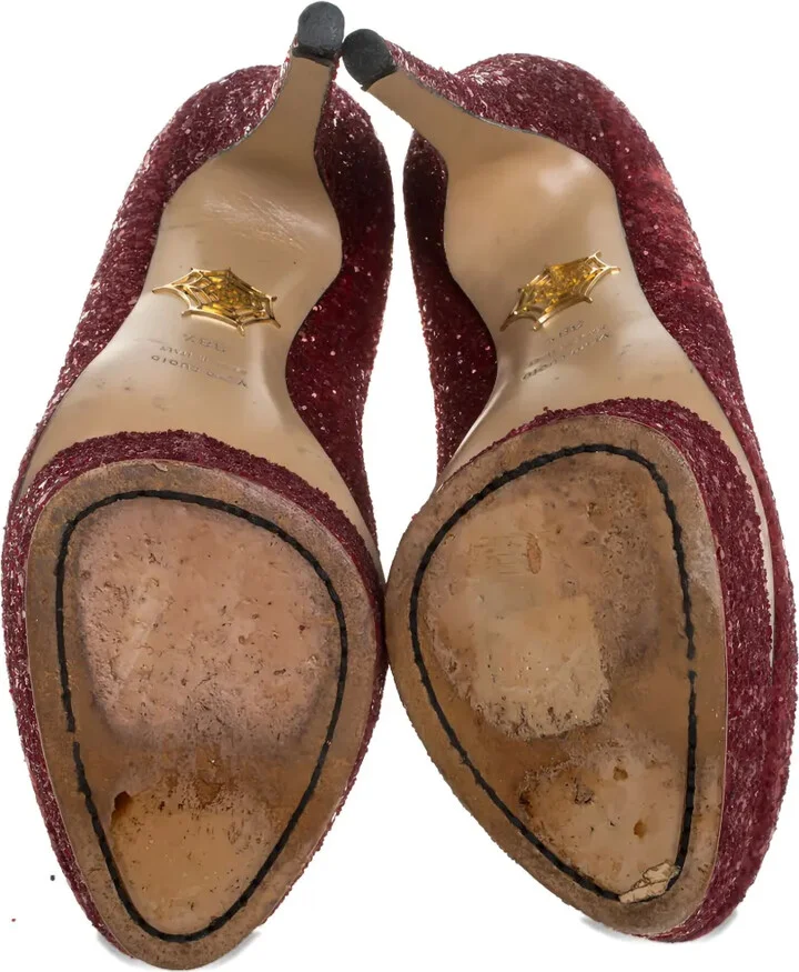 145mm pre-owned Priscilla pumps - Image 5