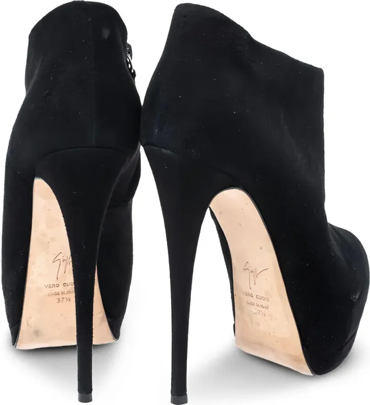 145mm Suede Platform Boots - Image 3