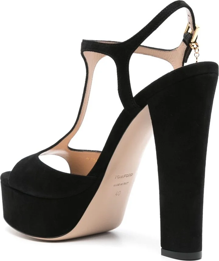 145mm Suede Sandals - Image 3