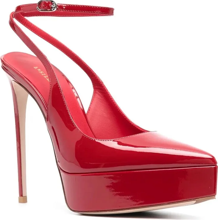 145mm UMA patent leather pumps - Image 2