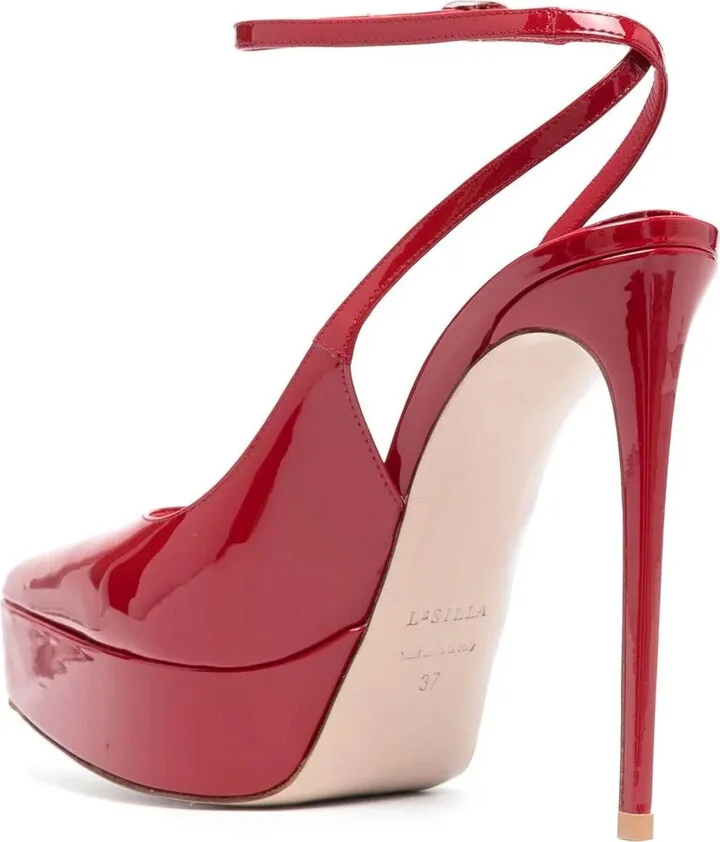 145mm UMA patent leather pumps - Image 3