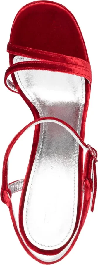 145mm Velvet-Finish Sandals - Image 4