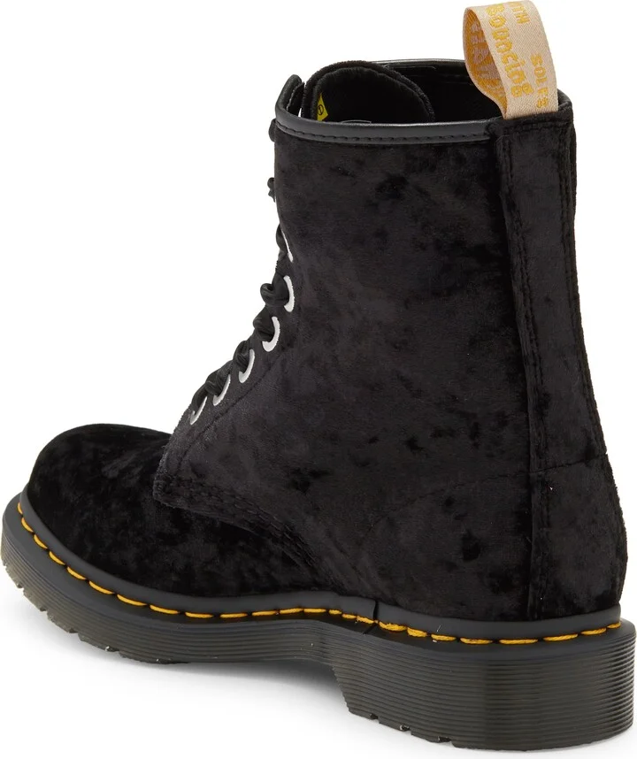 1460 Crushed Velvet Combat Boot - Image 2