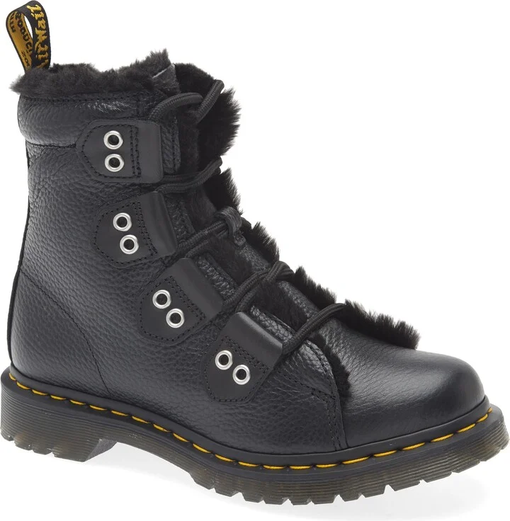 1460 Faux Fur Trim Ghillie Boot