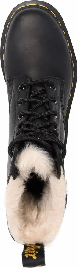 1460 Serena faux shearling-lined combat boots - Image 4