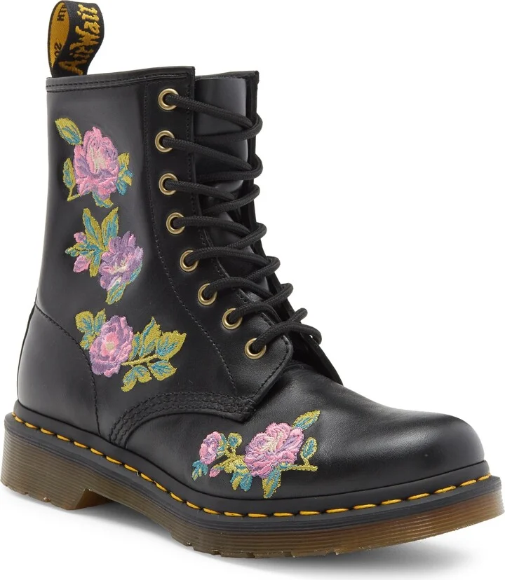 1460 Vonda II Flower Embroidered Boot