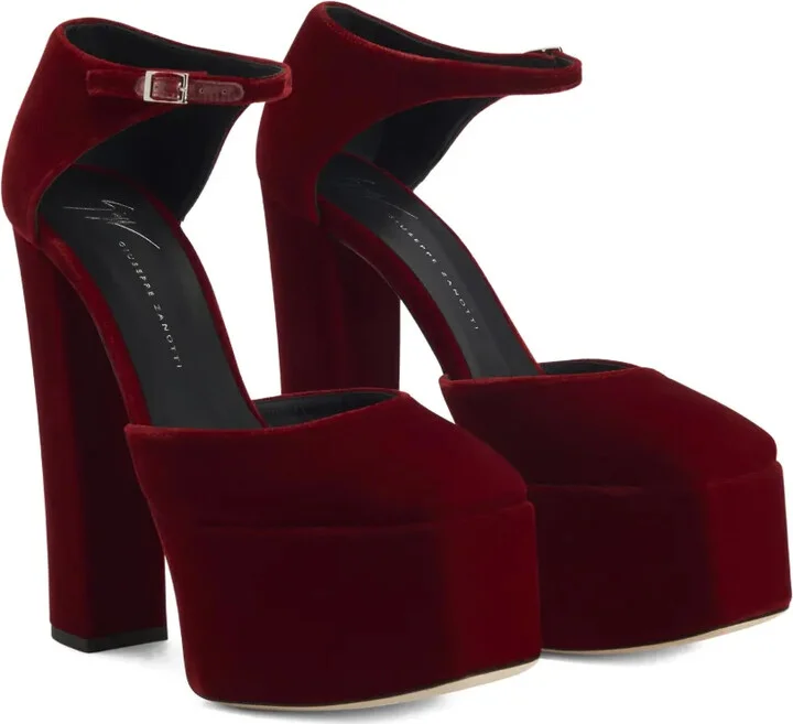 150mm Bebe ankle-strap platform pumps - Image 2