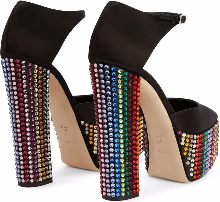 150mm Bebe Strass pumps - Image 3