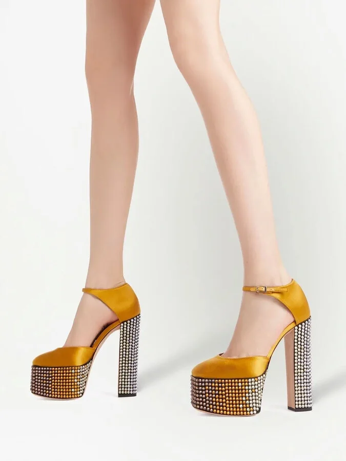 150mm Bebe Strass pumps - Image 4