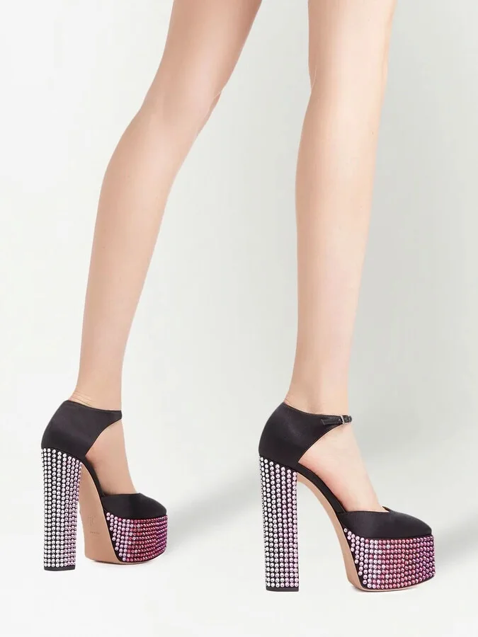 150mm Bebe Strass pumps - Image 4