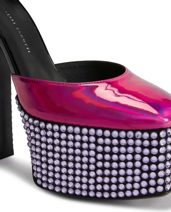 150mm Bebe Strass pumps - Image 4