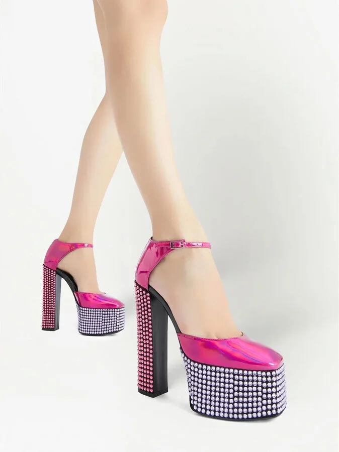 150mm Bebe Strass pumps - Image 5