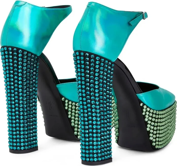 150mm Bebe Strass pumps - Image 3