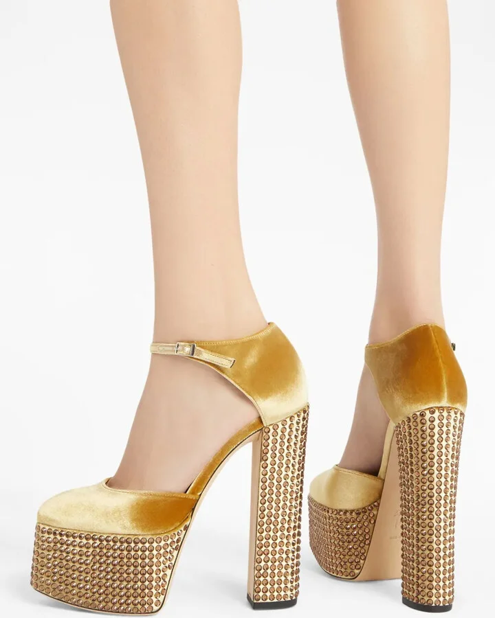 150mm Bebe Strass pumps - Image 5