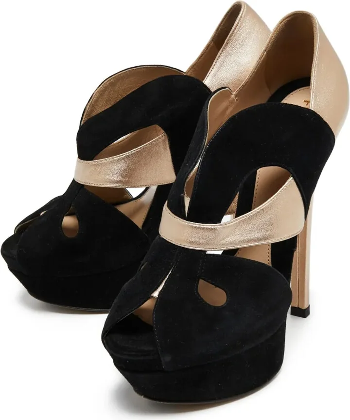 150mm Butterfly peep-toe pumps - Image 3