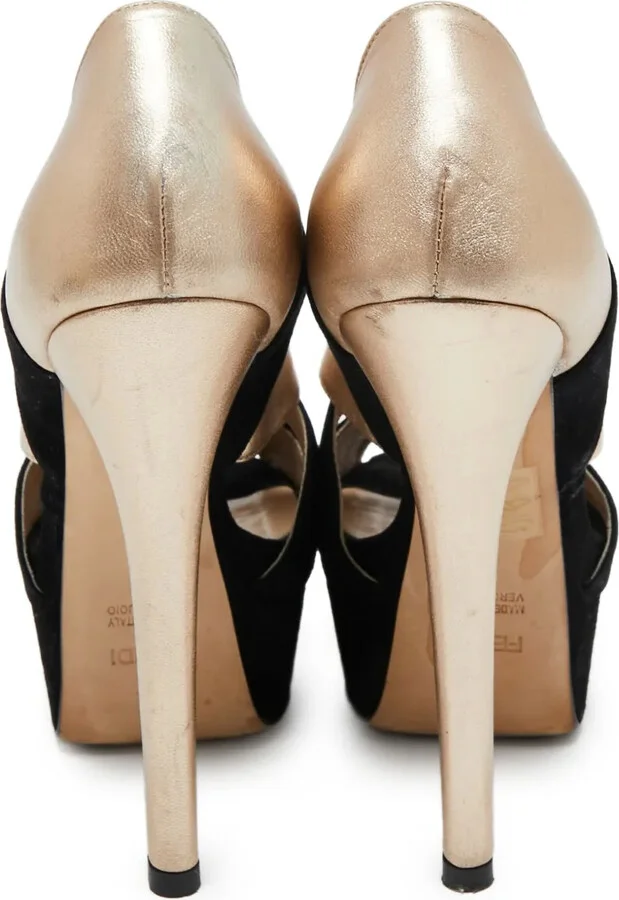 150mm Butterfly peep-toe pumps - Image 4