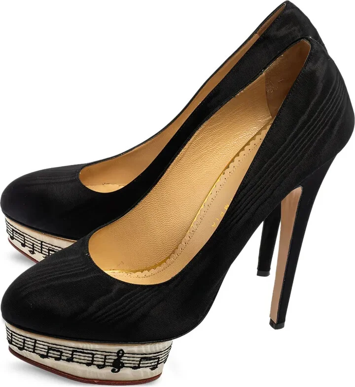 150mm Dolly heeled pumps - Image 2