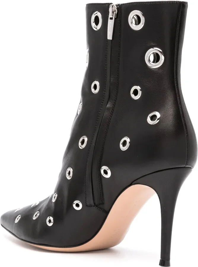 150mm Eyelet-Embellished Ankle Boots - Image 3