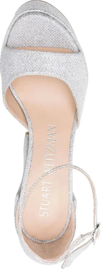 150mm Glittered Platform Sandals - Image 4