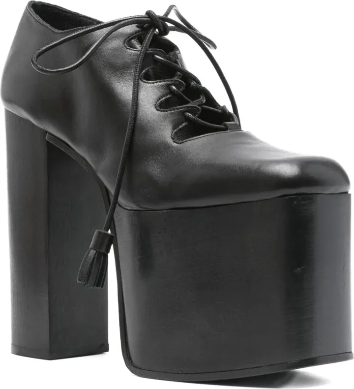 150mm Lace-Up Platform Pumps - Image 2