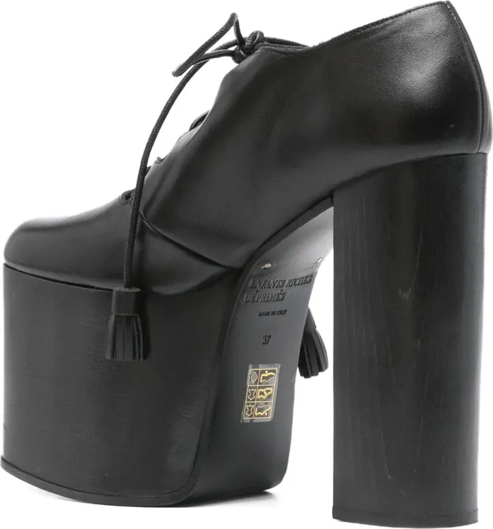 150mm Lace-Up Platform Pumps - Image 3
