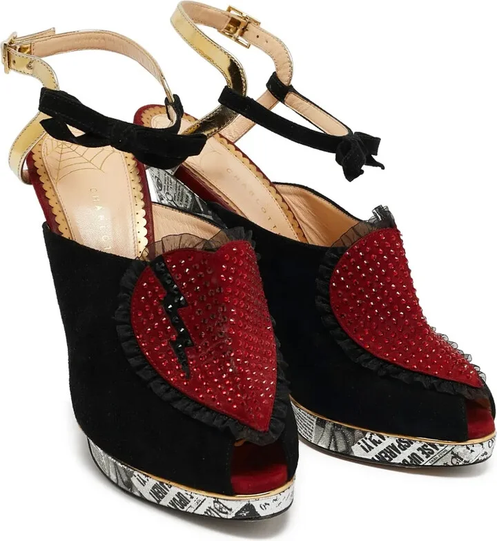 150mm Leather Heeled Sandals - Image 2
