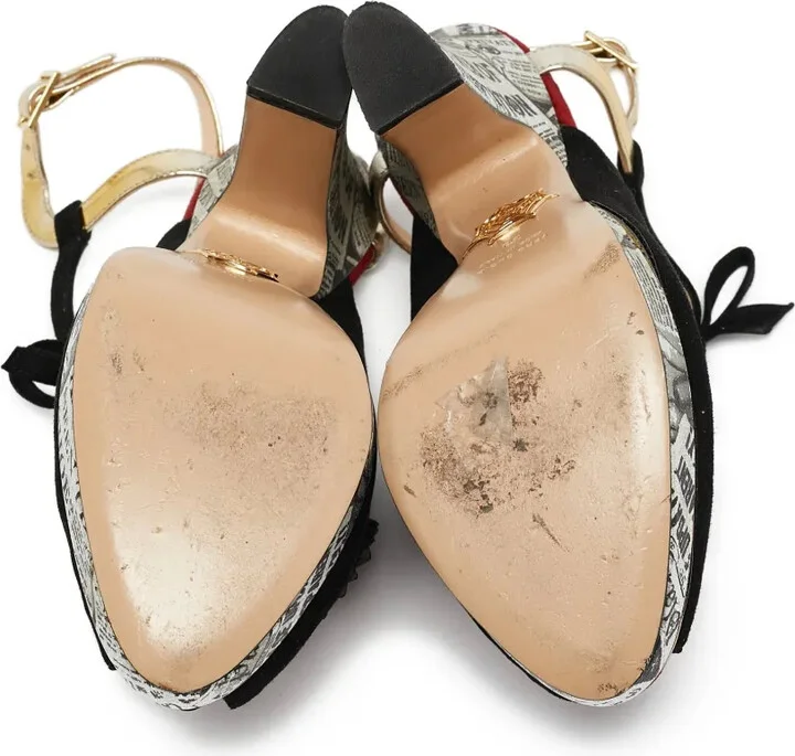 150mm Leather Heeled Sandals - Image 5