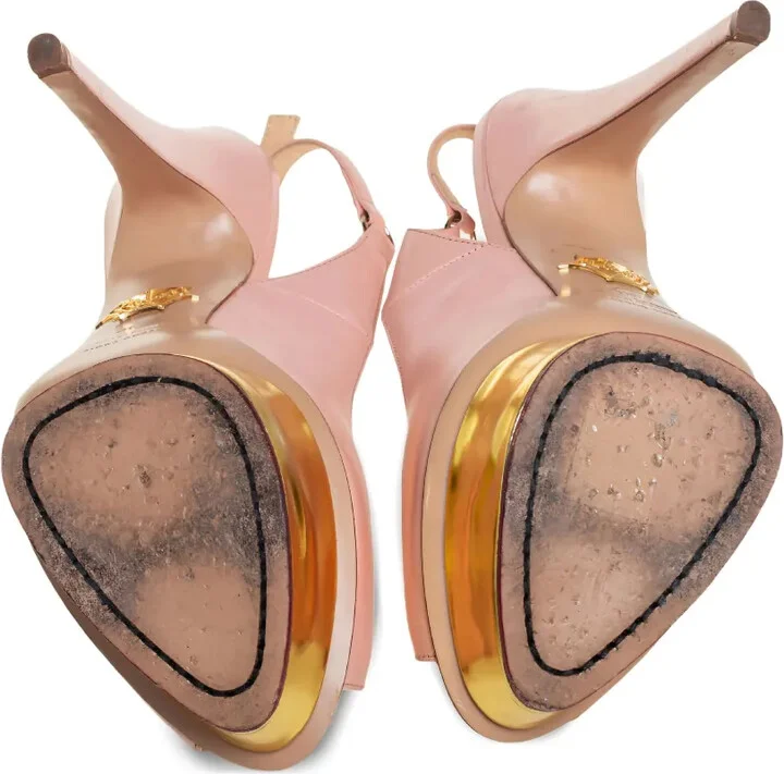 150mm Leather Heeled Sandals - Image 4