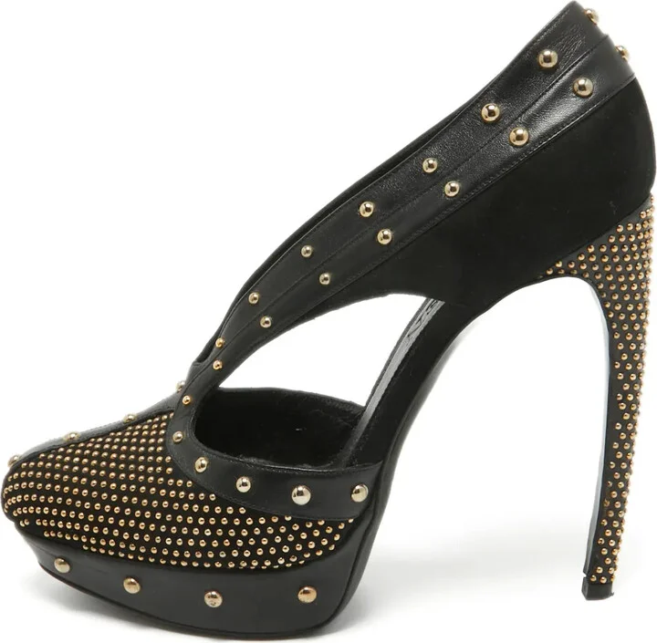 150mm Stud-Embellished Pumps