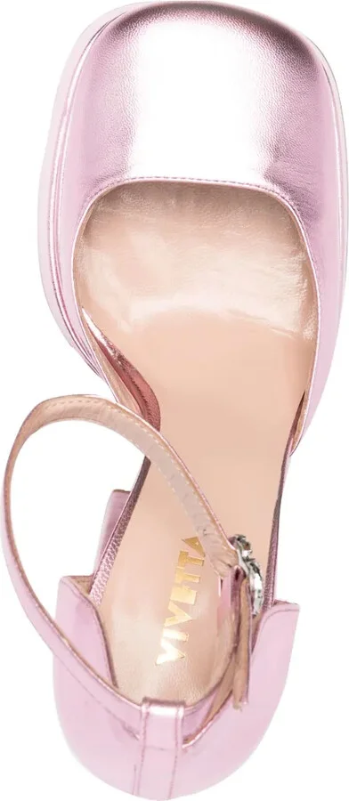 153mm Metallic-Finish Pumps - Image 4