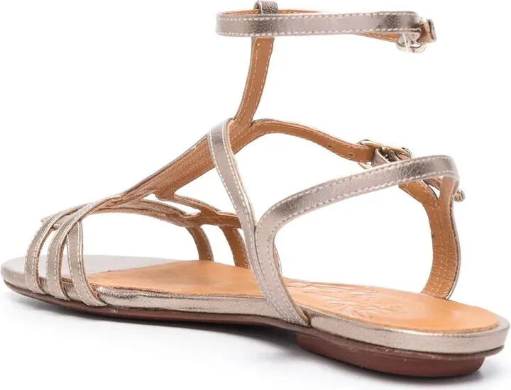 15mm Leather Open-Toe Sandals - Image 3
