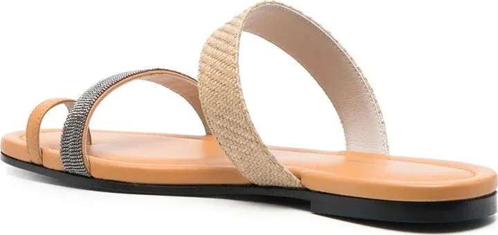 15mm Open-Toe Leather Slides - Image 3
