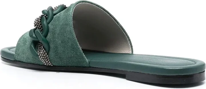 15mm Open-Toe Suede Slides - Image 3