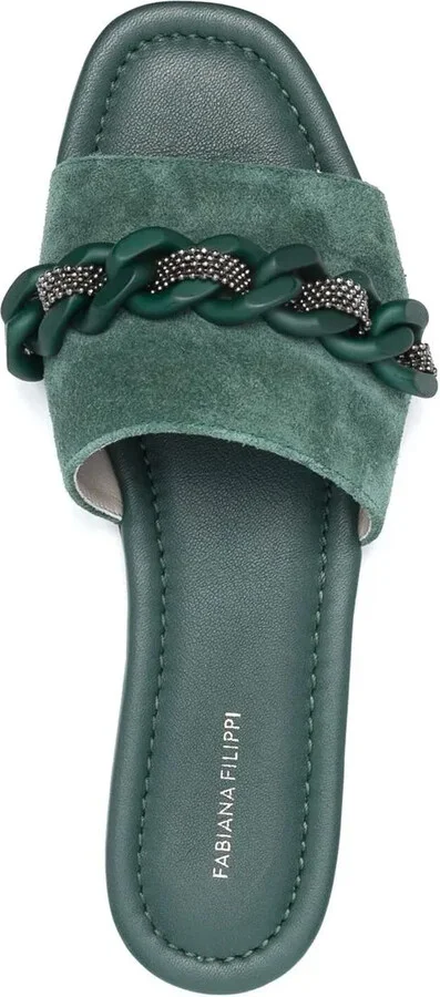 15mm Open-Toe Suede Slides - Image 4