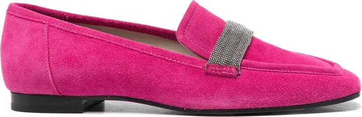 15mm Slip-On Suede Loafers