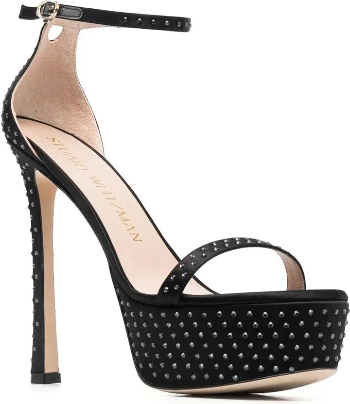 160mm Crystal-Embellished Platform Sandals - Image 2