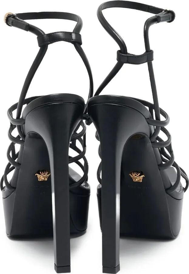160mm Leather Heeled Sandals - Image 3