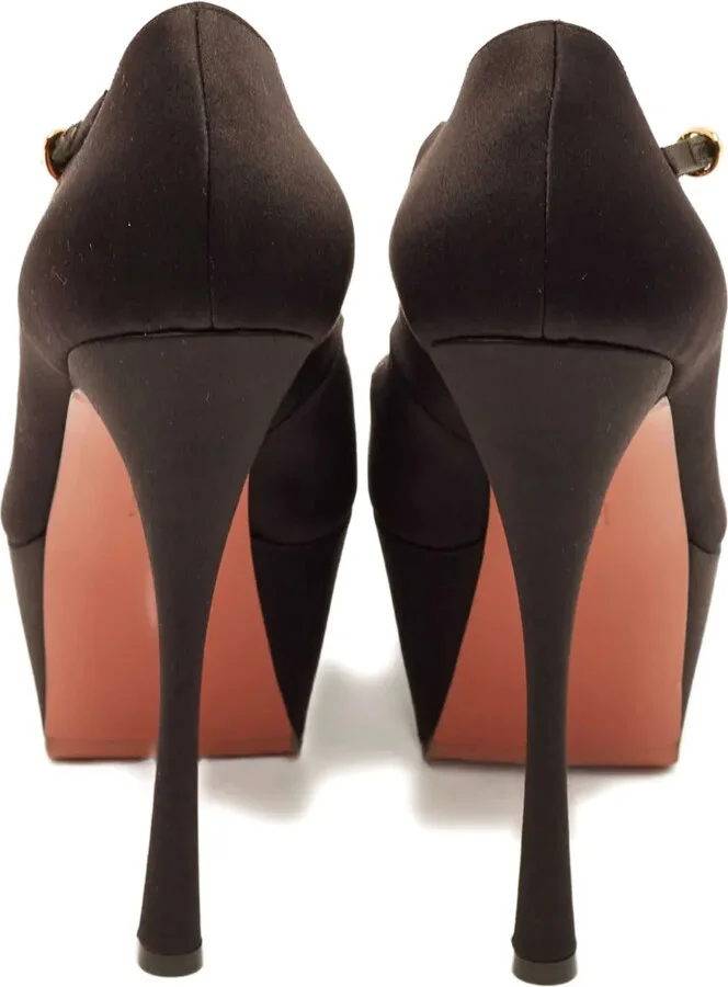 160mm Leather Heeled Sandals - Image 4