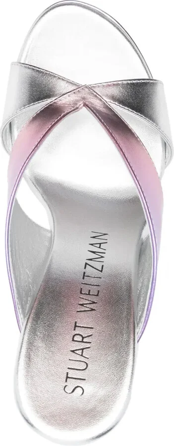 160mm Open-Toe Metallic Sandals - Image 4