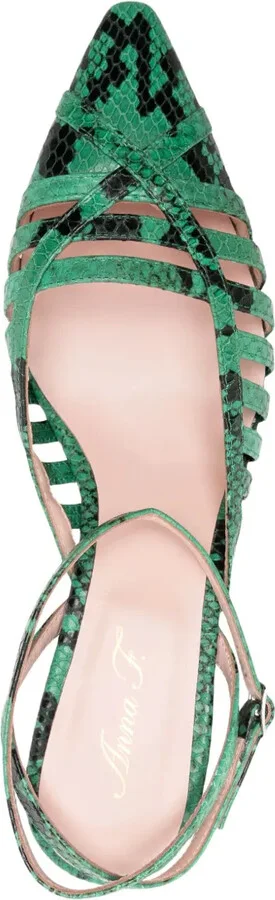 1741 70mm Snakeskin Pumps - Image 4