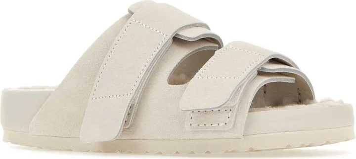1774 Chalk Suede Birkenstock X Tekla Uji Slippers - Image 2