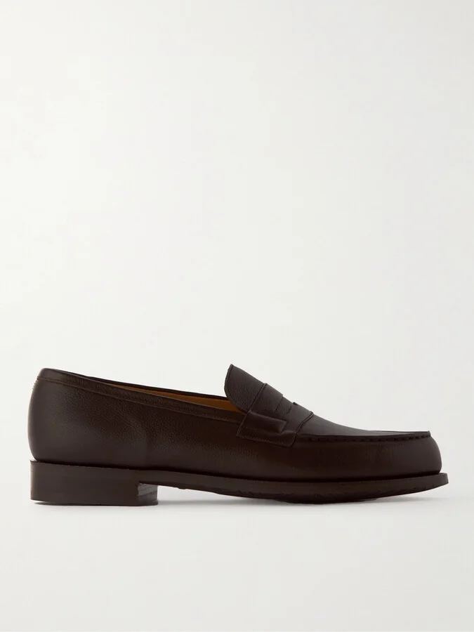 180 Full-Grain Leather Penny Loafers